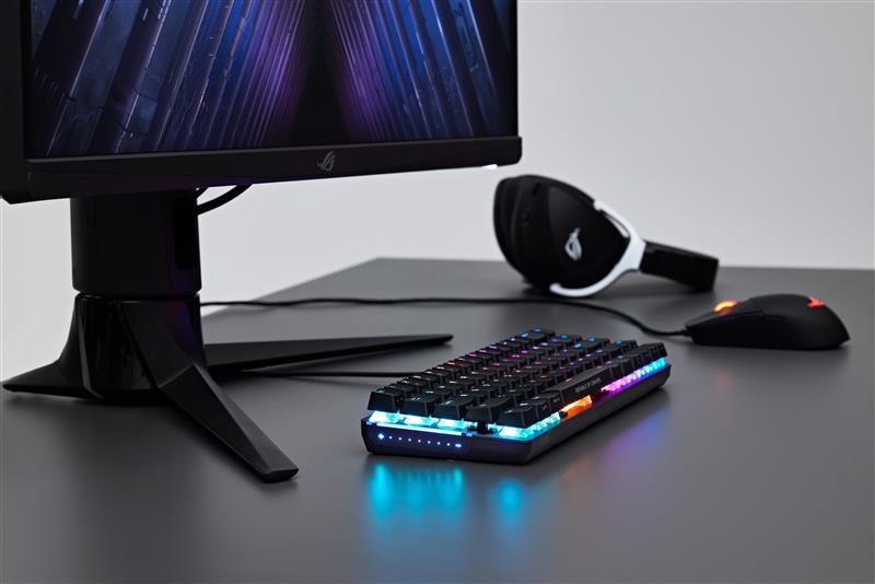 Клавiатура Asus ROG Falchion Ace LED 68key NX RD Black (90MP0346-BKUA01)