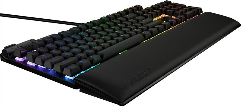 Клавiатура Asus ROG Strix Flare II LED 104key NX Red US Black/Grey (90MP02D6-BKUA01)