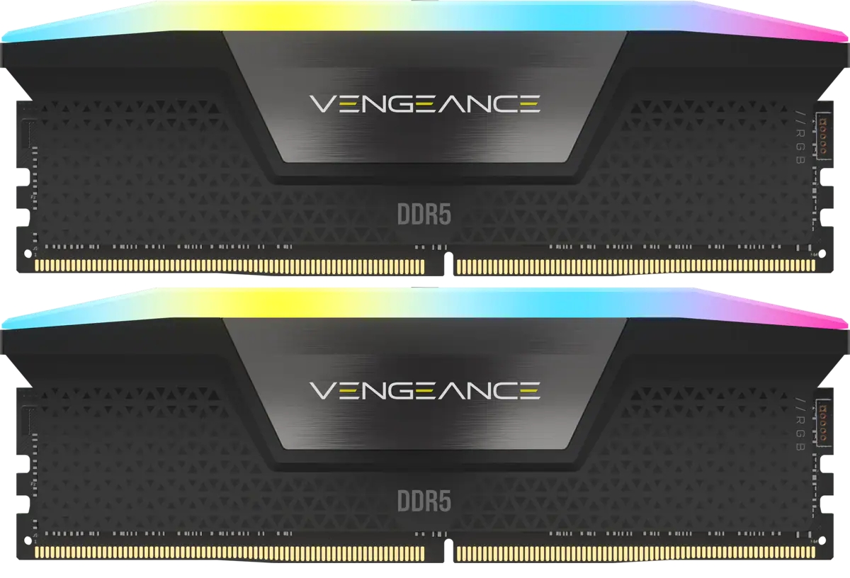 Модуль пам`ятi DDR5 2x16GB/6000 Corsair Vengeance RGB Black (CMH32GX5M2E6000C36)