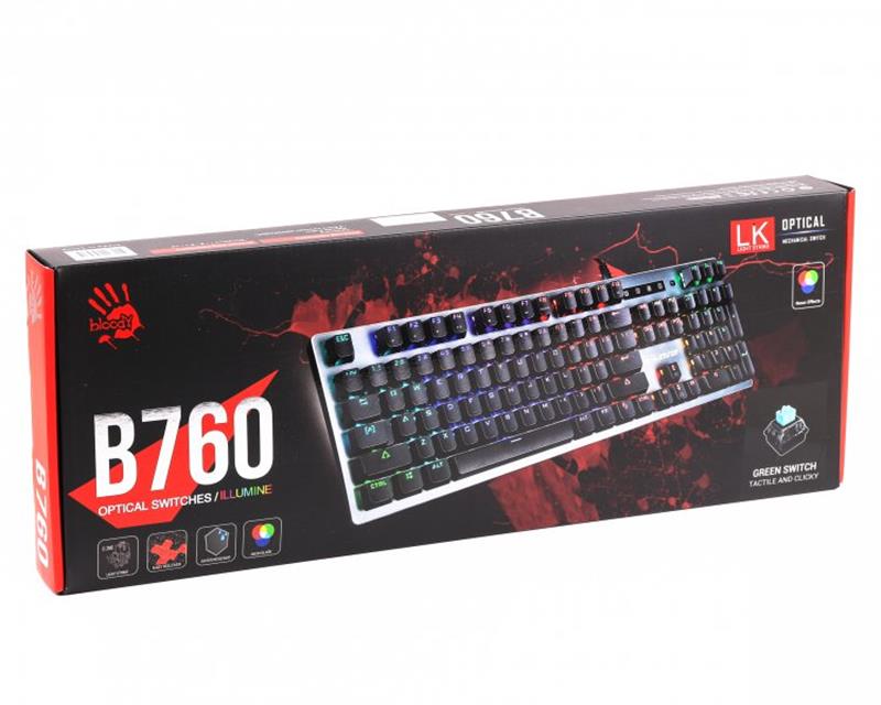 Клавіатура A4Tech B760 Bloody Grey