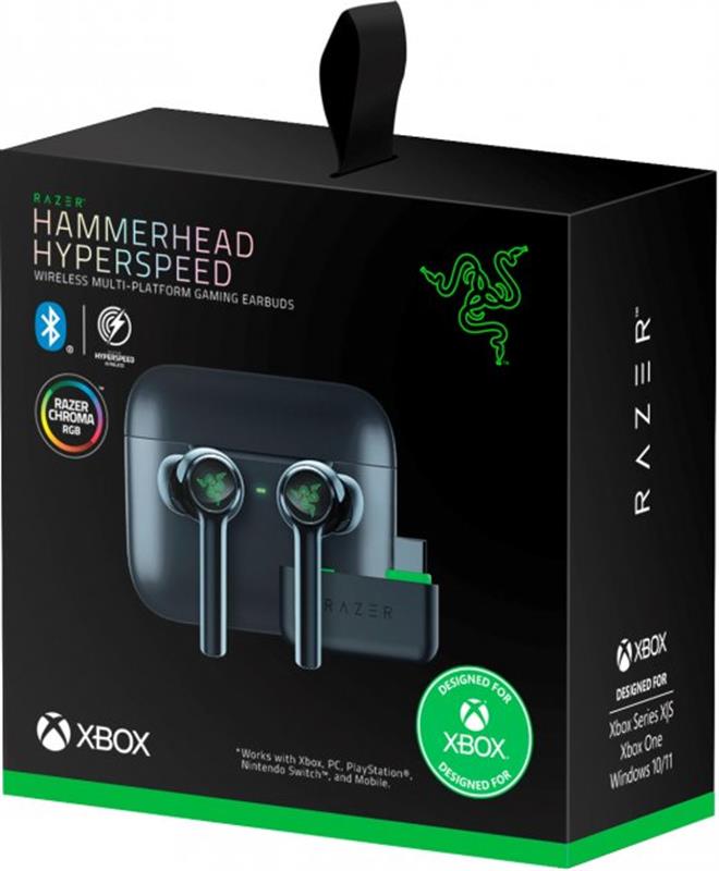 Bluetooth-гарнітура Razer Hammerhead Hyperspeed (RZ12-03820200-R3G1)