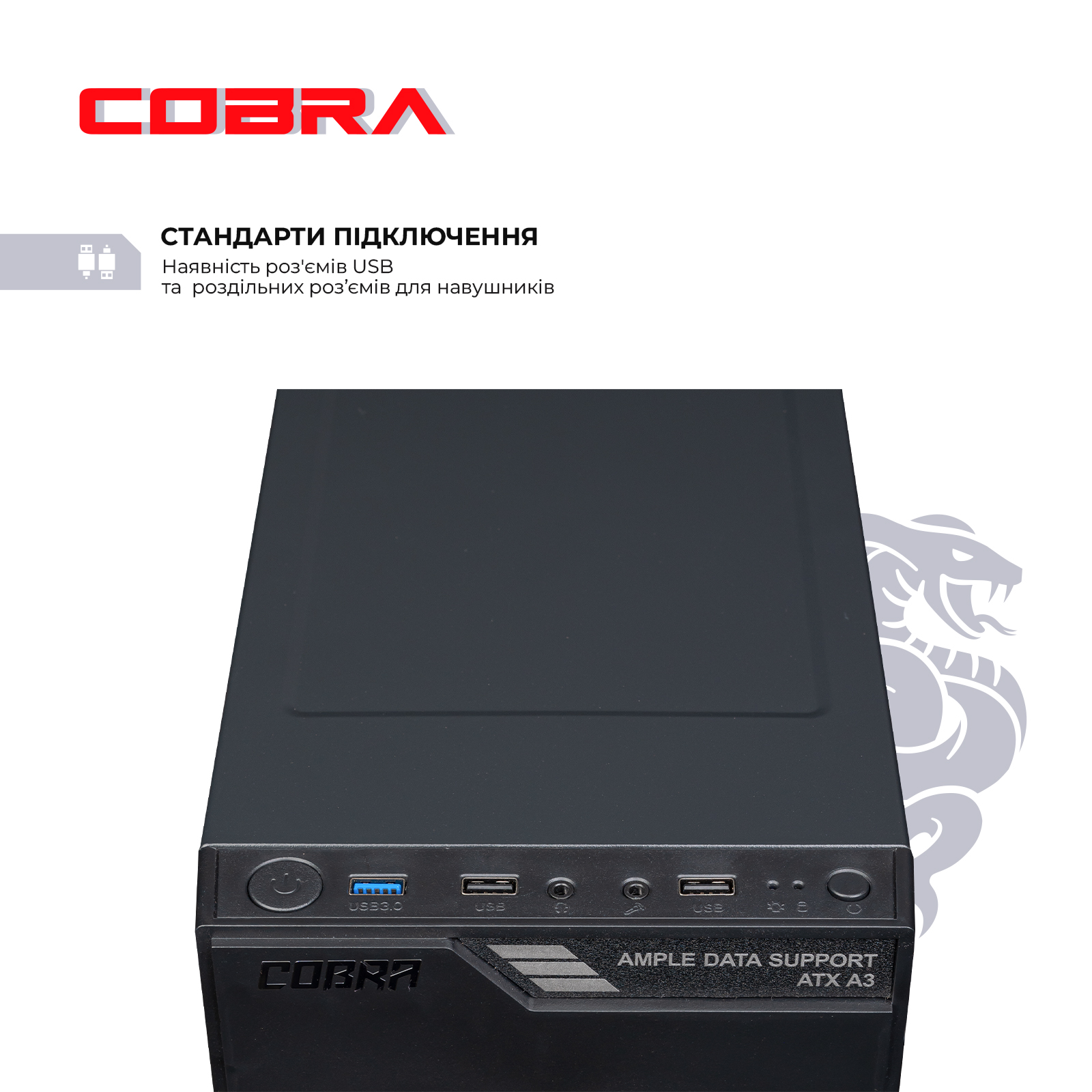 Персональний комп`ютер COBRA Optimal (I64.8.S2.INT.500D)