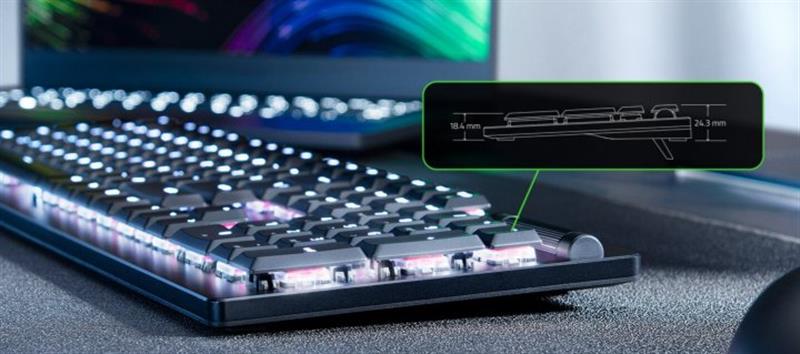 Клавіатура Razer DeathStalker V2 Red Switch Black (RZ03-04500800-R3R1)