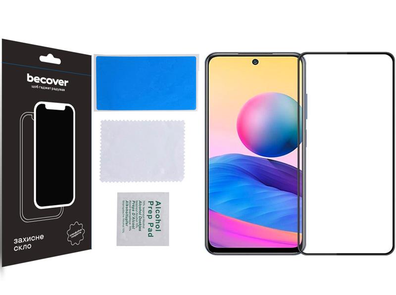 Захисне скло BeCover для Xiaomi Redmi Note 12 4G/Note 12 5G/Poco X5 5G Black (708783)