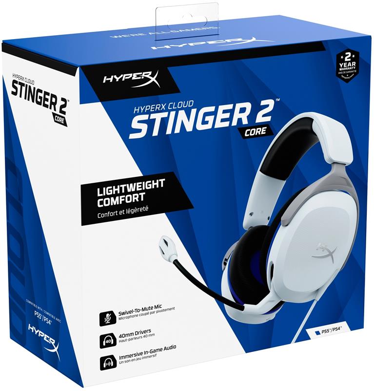 Гарнiтура HyperX Cloud Stinger 2 для PS5/PS4 White (6H9B5AA)