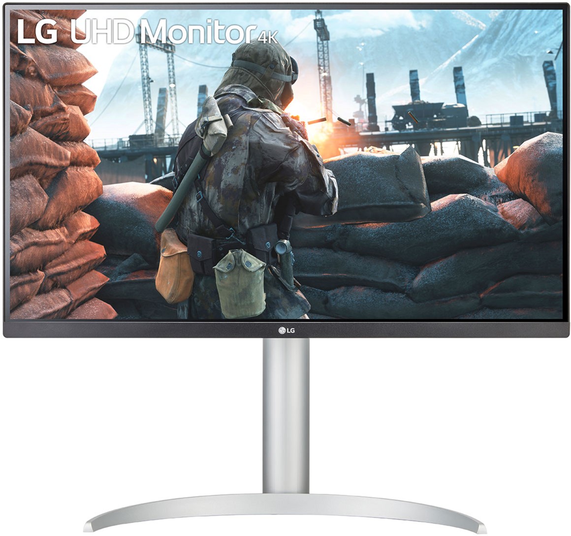 Монітор LG 27" 27UP650-W IPS Silver