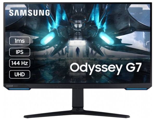 Монiтор Samsung 28" Odyssey G7 S28BG702 (LS28BG702EIXUA) IPS Black 144Hz