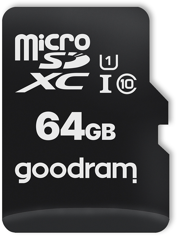 Карта пам`ятi MicroSDXC 64GB UHS-I Class 10 Goodram + SD-adapter + OTG Card reader (M1A4-0640R12)