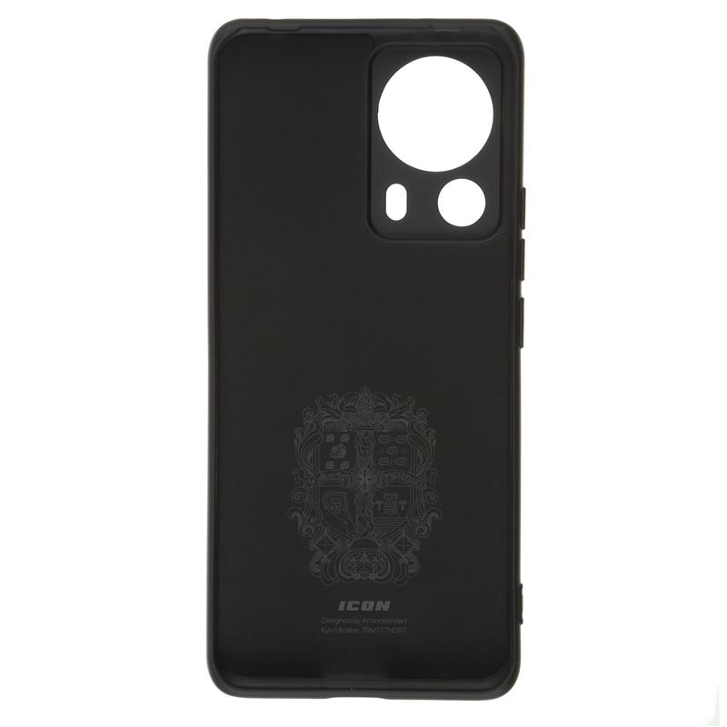 Чохол-накладка Armorstandart Icon для Xiaomi 13 Lite 5G Camera cover Black (ARM66503)