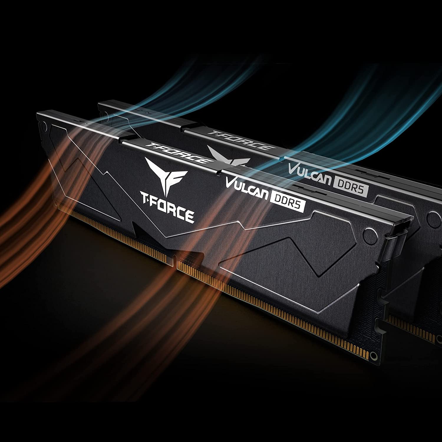 Модуль пам`ятi DDR5 2x16GB/6000 Team T-Force Vulcan Black (FLBD532G6000HC38GDC01)