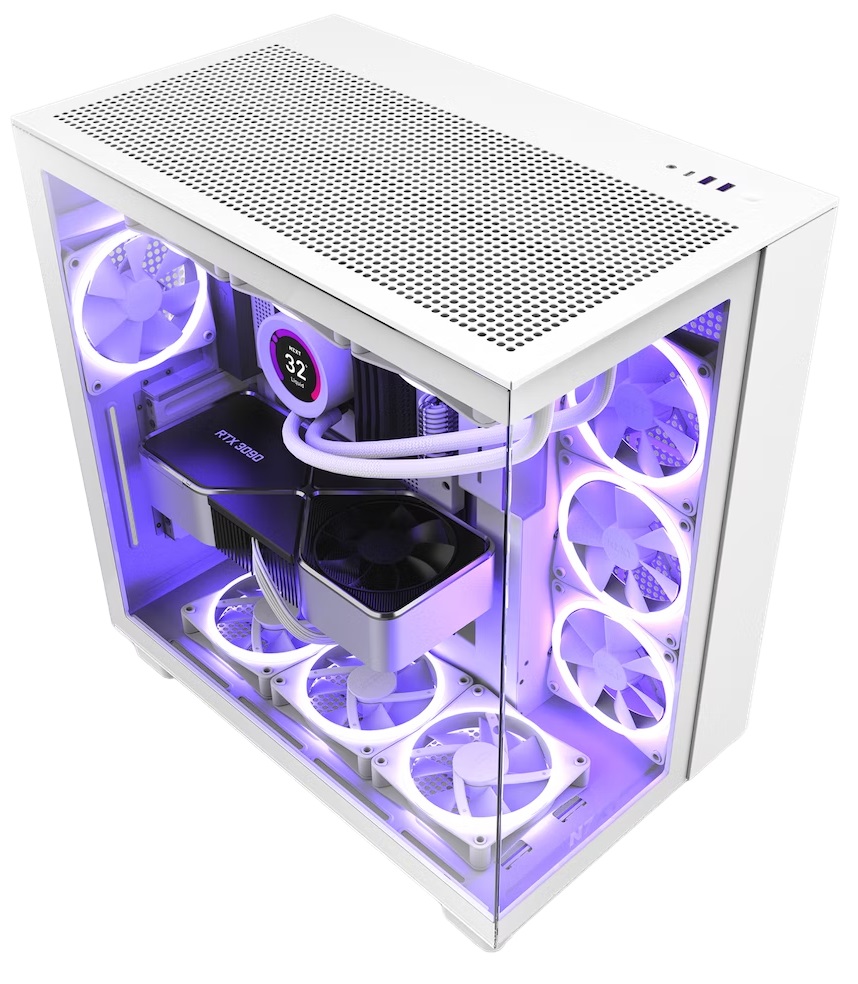 Корпус NZXT H9 Flow White (CM-H91FW-01) без БЖ