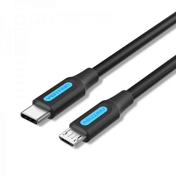 Кабель Vention USB Type-C - micro USB (M/M), 1.5 м, Black (COVBG)