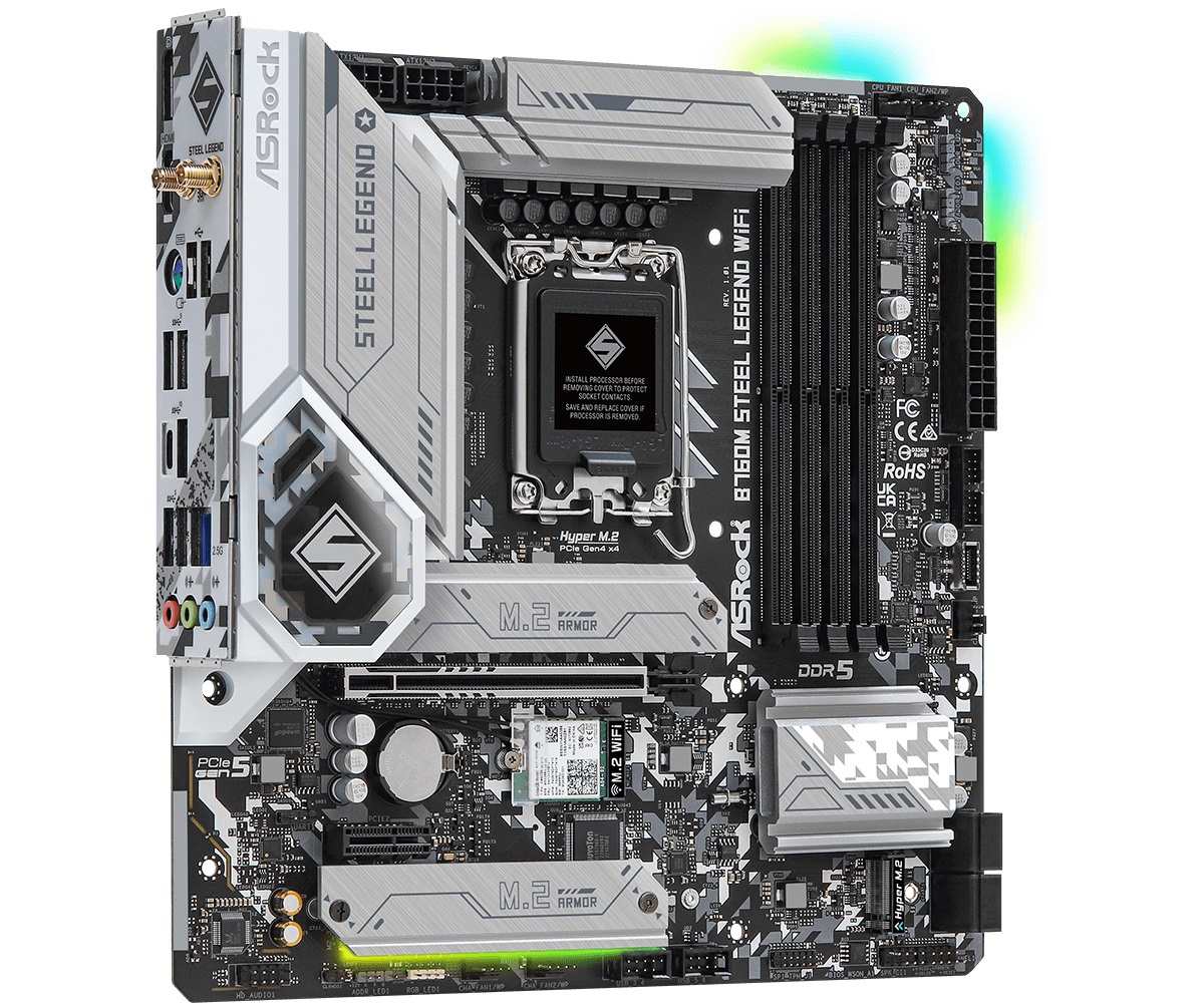 Материнська плата ASRock B760M Steel Legend WiFi Socket 1700