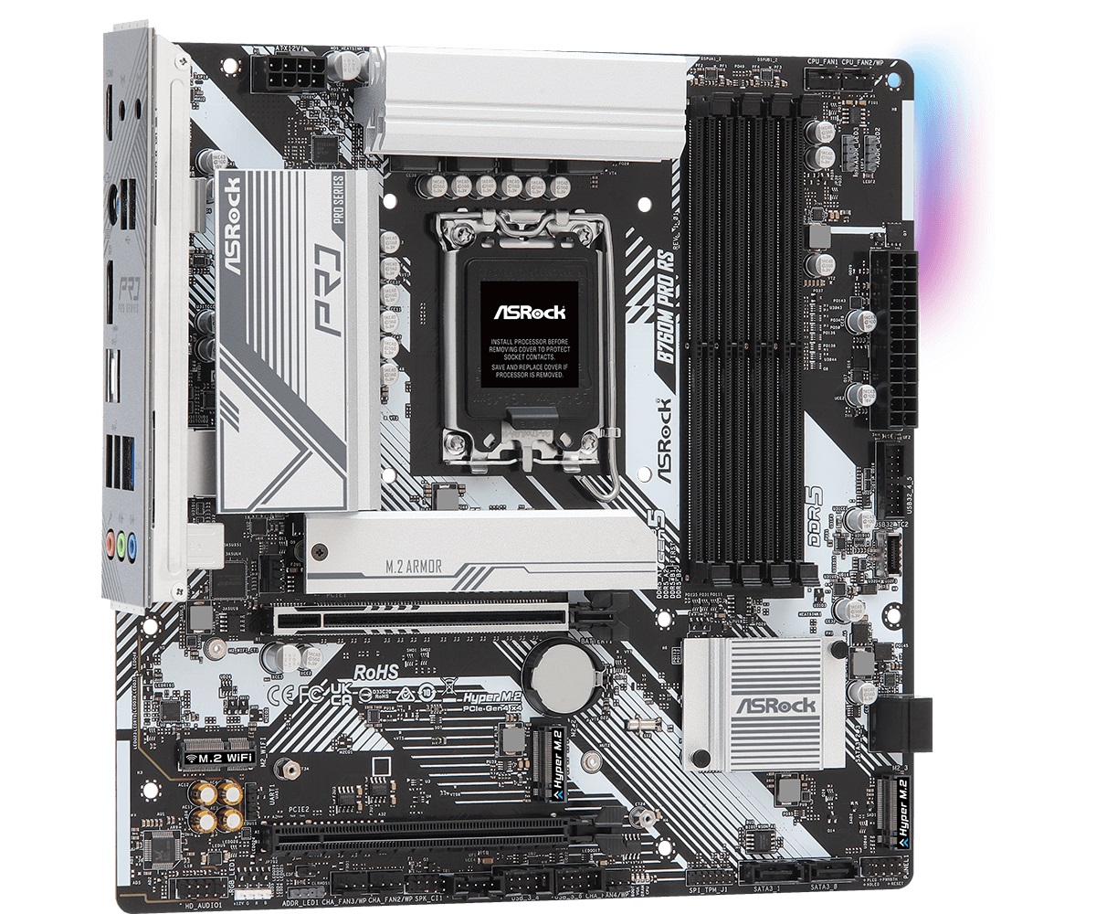 Материнська плата ASRock B760M Pro RS Socket 1700