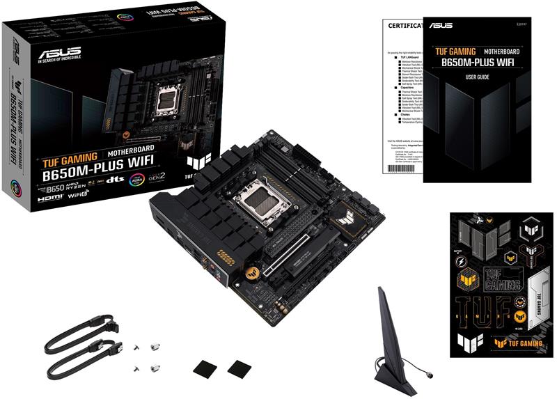 Материнська плата Asus TUF Gaming B650M-PLUS WiFi Socket AM5