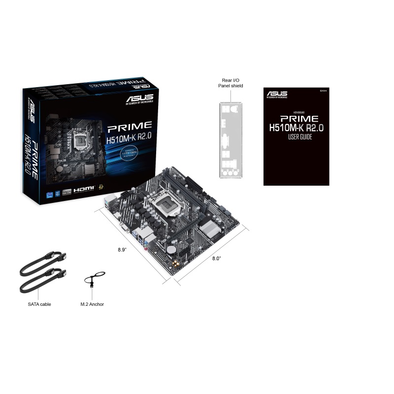 Материнська плата Asus Prime H510M-K R2.0 Socket 1200