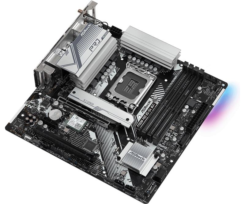 Материнська плата ASRock B760M Pro RS/D4 WiFi Socket 1700