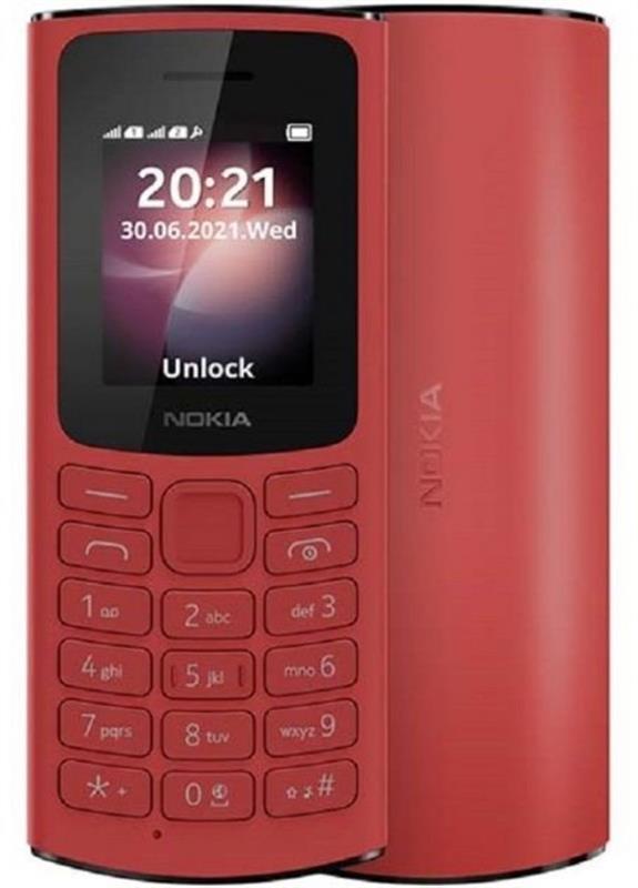 Мобільний телефон Nokia 105 2023 Dual Sim Red