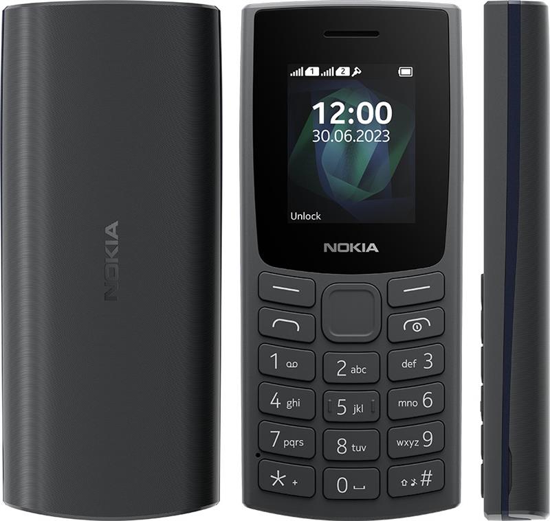 Мобільний телефон Nokia 105 2023 Dual Sim Charcoal