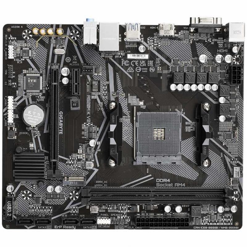 Материнська плата Gigabyte A520M K V2 Socket AM4