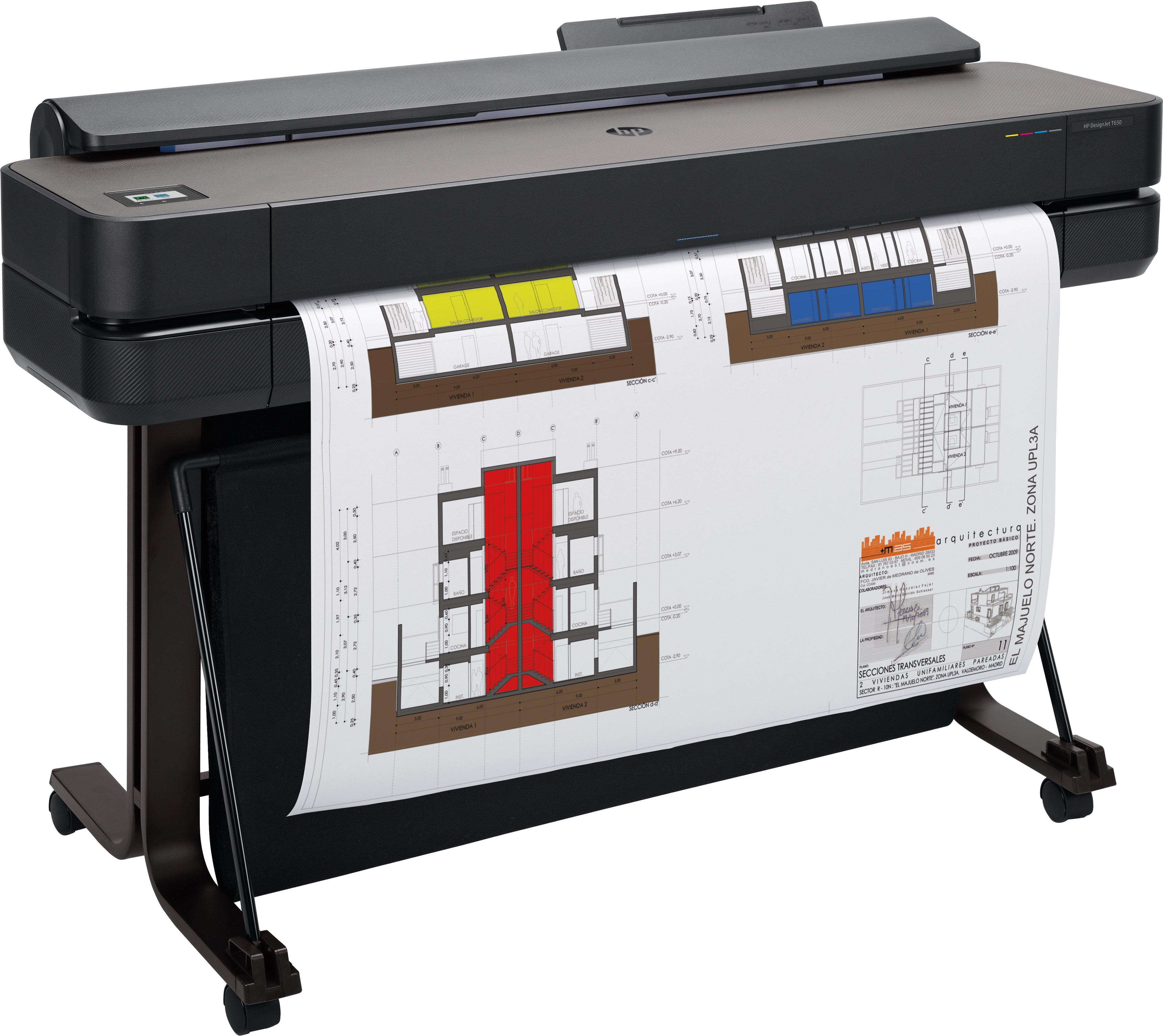 Плотер HP DesignJet T650 36" з Wi-Fi (5HB10A)