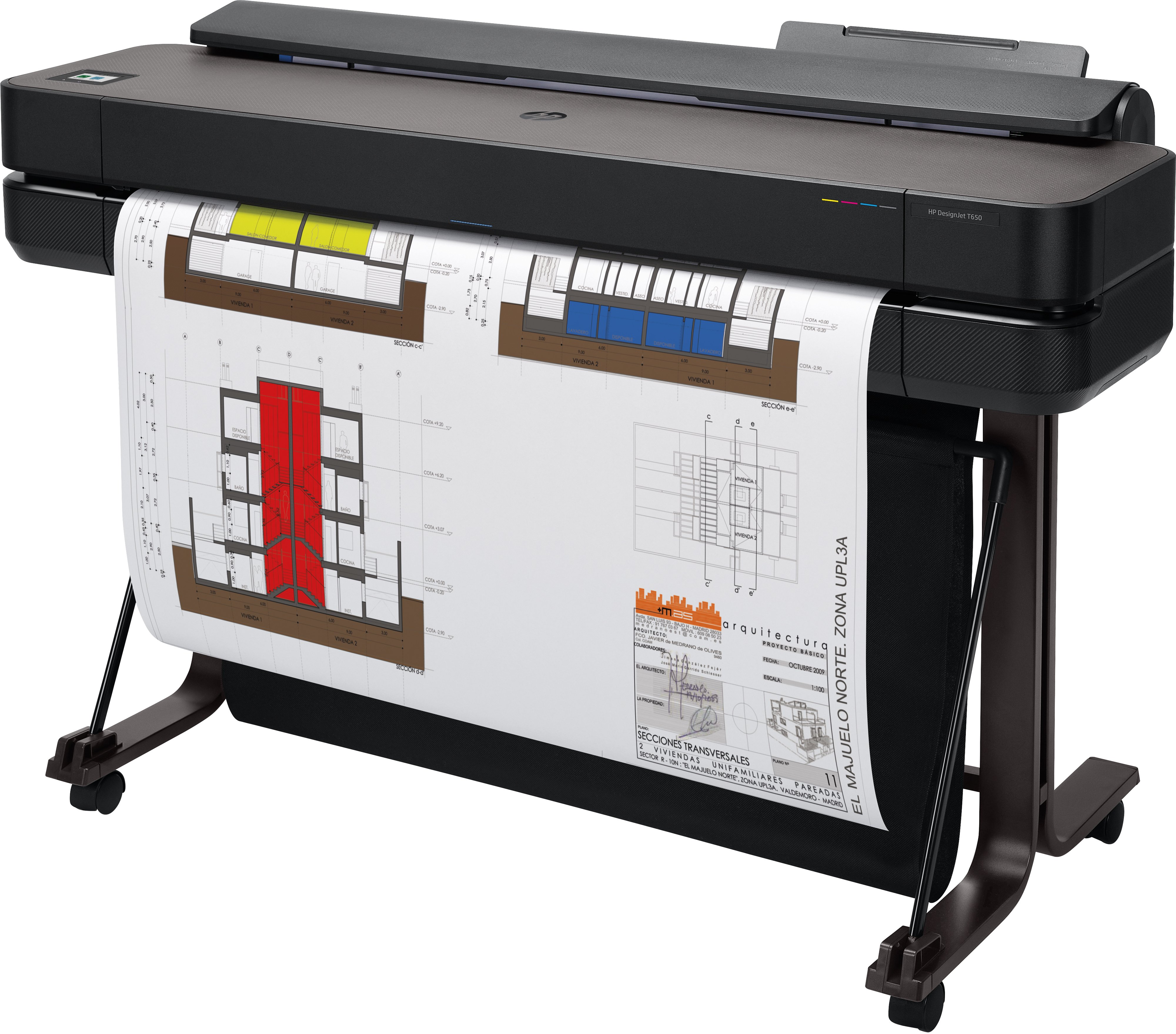 Плотер HP DesignJet T650 36" з Wi-Fi (5HB10A)