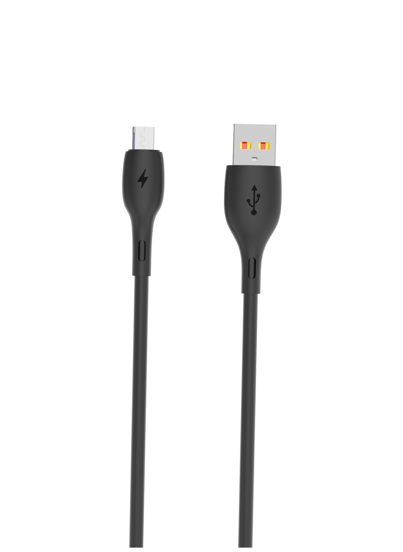 Кабель SkyDolphin S22V Soft Silicone USB - micro USB (M/M), 1 м, Black (SDUSB-000607)