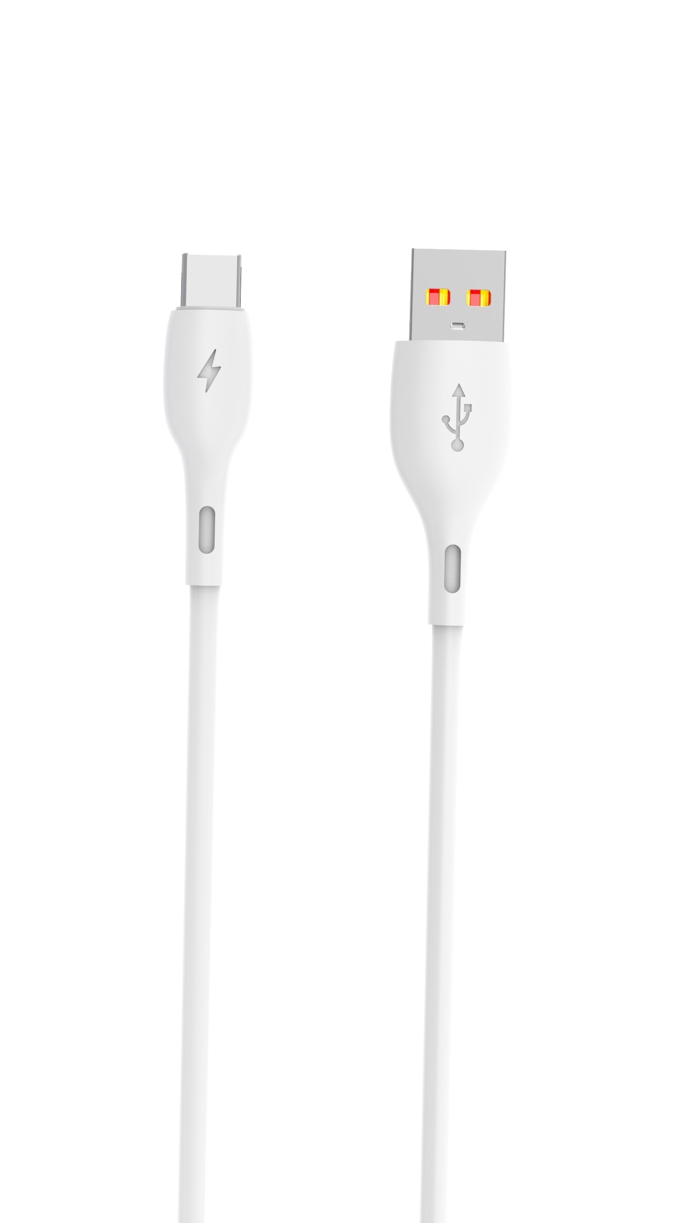 Кабель SkyDolphin S22T Soft Silicone USB - USB Type-C (M/M), 1 м, White (USB-000602)