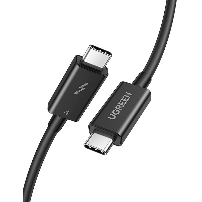 Кабель Ugreen US501 USB Type-C - USB Type-C (M/M), 0.8 м, Black (30389)