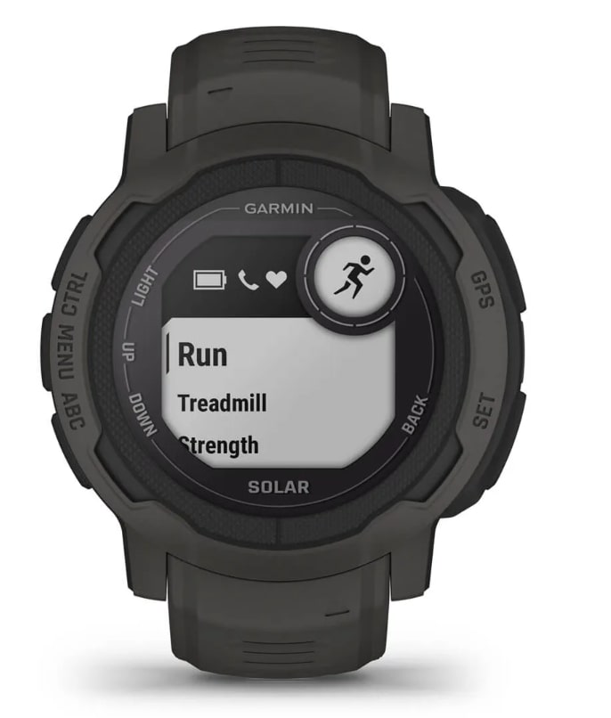 Смарт-годинник Garmin Instinct 2 Solar Graphite Gray (010-02627-00)