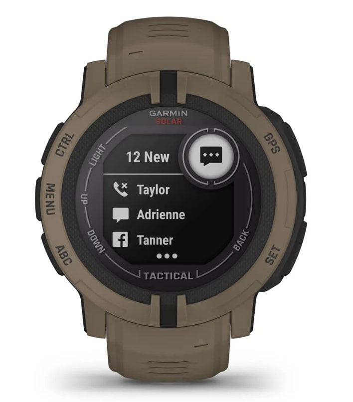 Смарт-годинник Garmin Instinct 2 Solar Tactical Coyote Tan (010-02627-04)