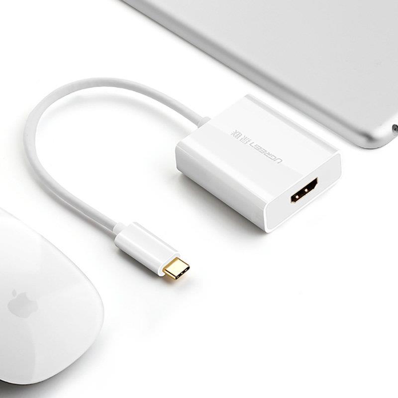 Адаптер Ugreen HDMI - USB Type-C (F/M), White (40273)