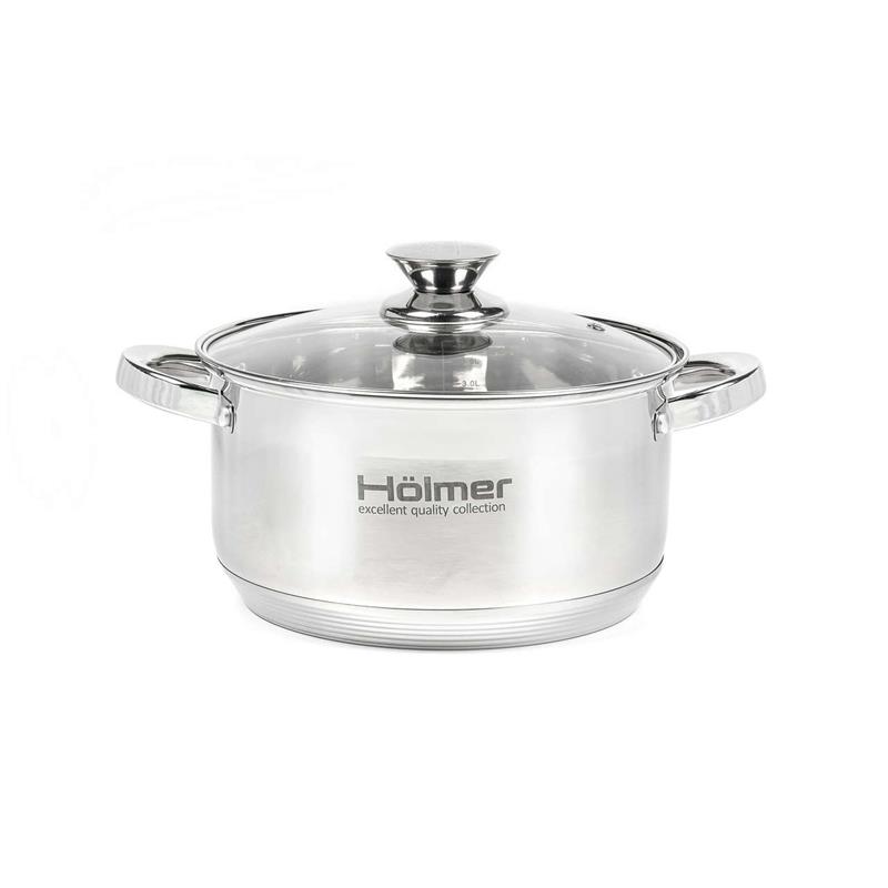 Каструля з кришкою Holmer CR-12550-SS (1518345)