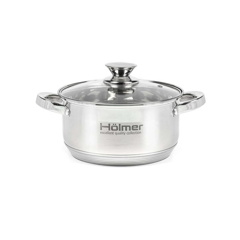 Каструля з кришкою Holmer CR-12538-SS (1518373)