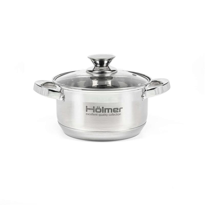 Каструля з кришкою Holmer CR-12527-SS (1518383)