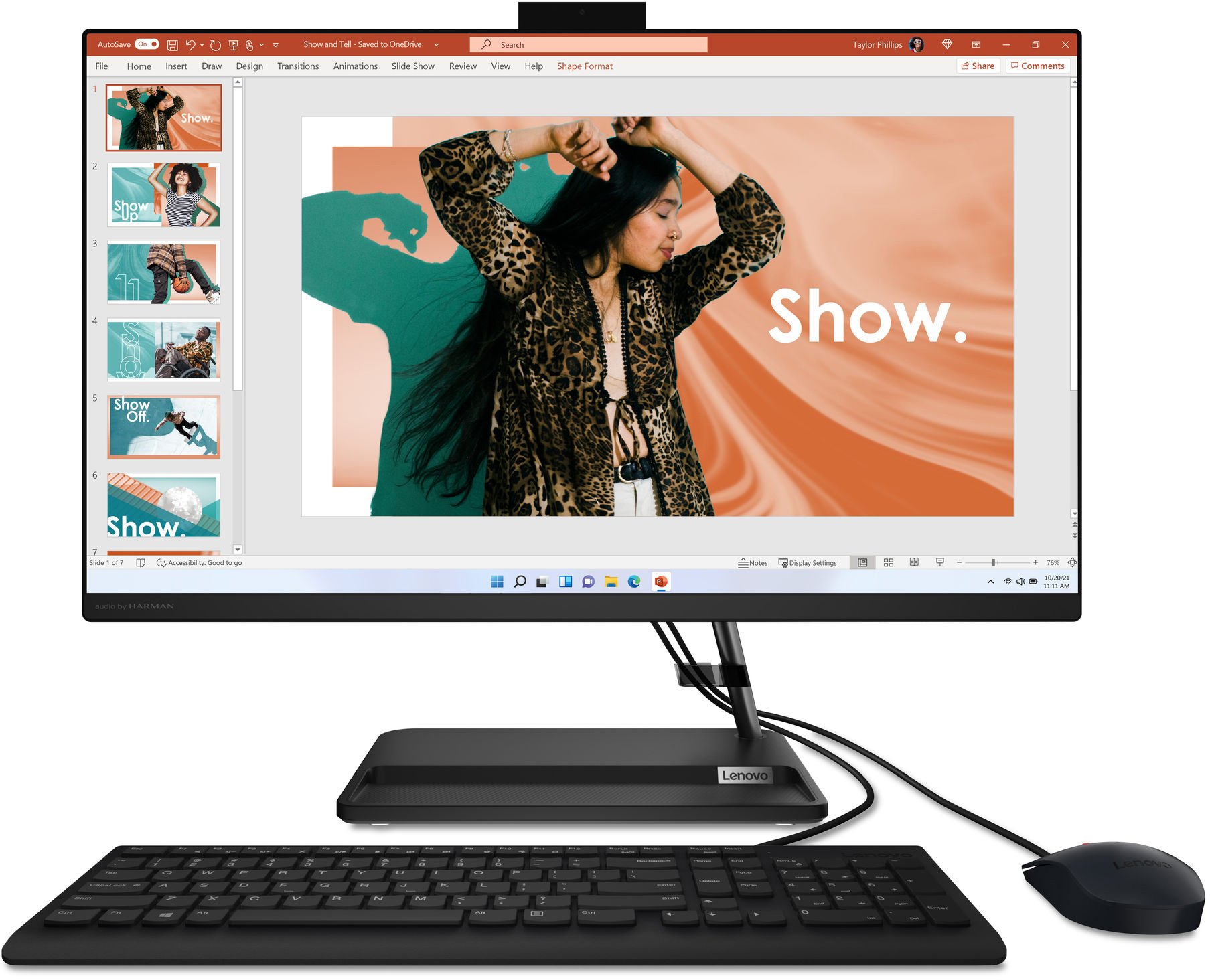 Моноблок Lenovo IdeaCentre AIO 3 22IAP7 (F0GG003AUO) Black