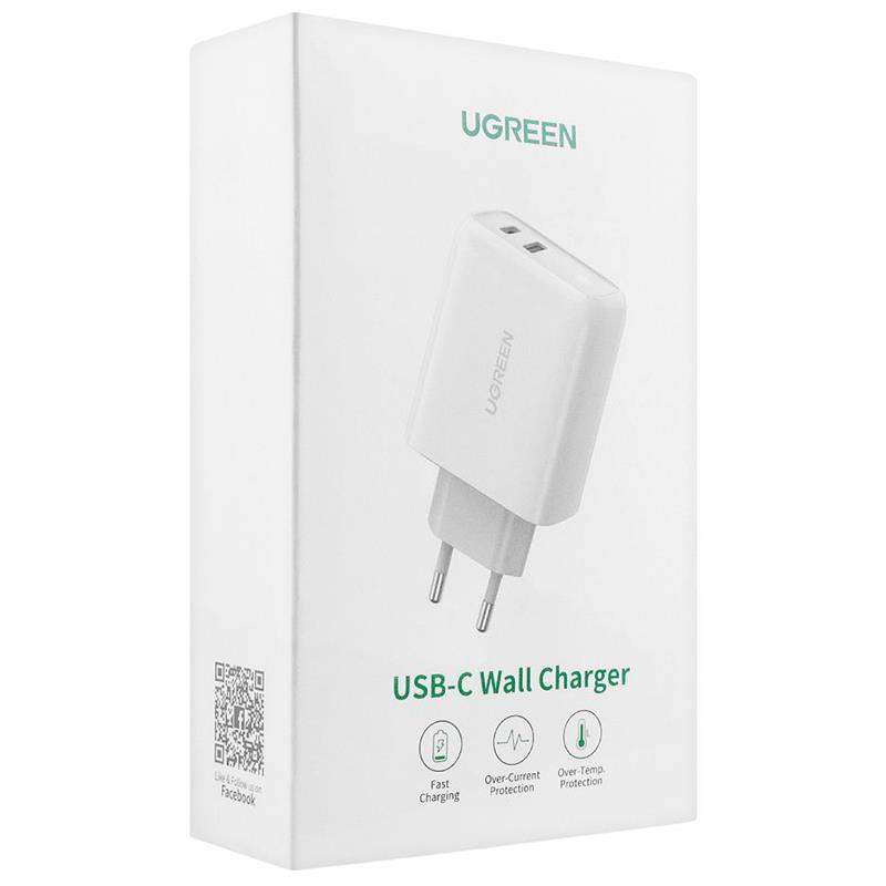 Зарядний пристрій Ugreen CD170 White (60468)