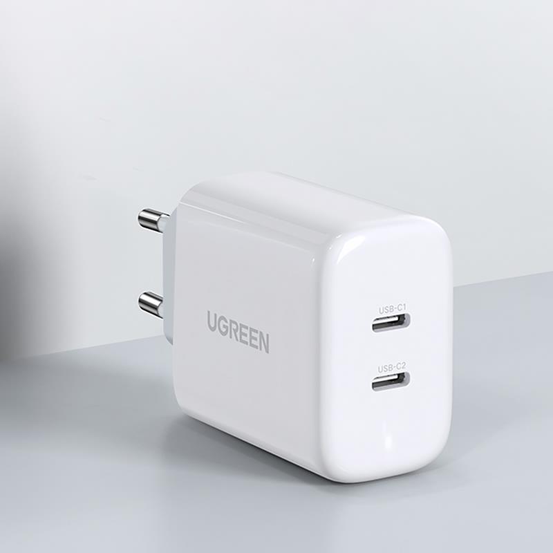 Зарядний пристрій Ugreen CD243 White (10343)