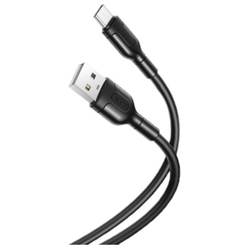 Кабель XO NB212 USB - USB Type-C (M/M), 2.1 A, 1 м, Black (XO-NB212c-BK)