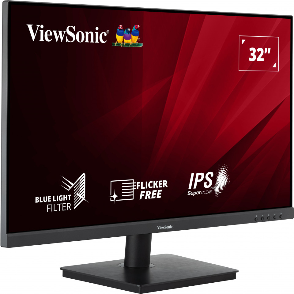 Монітор ViewSonic 31.5" VA3209-MH IPS Black