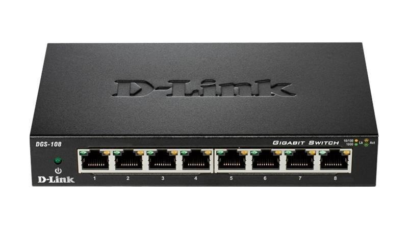 Комутатор D-Link DGS-108