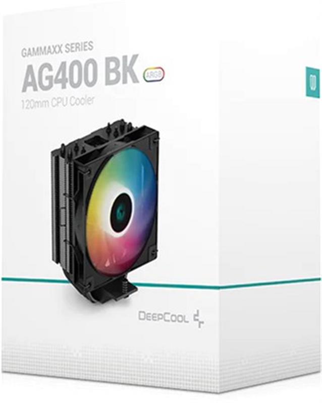 Кулер процесорний DeepCool AG400 BK ARGB (R-AG400-BKANMC-G-2)