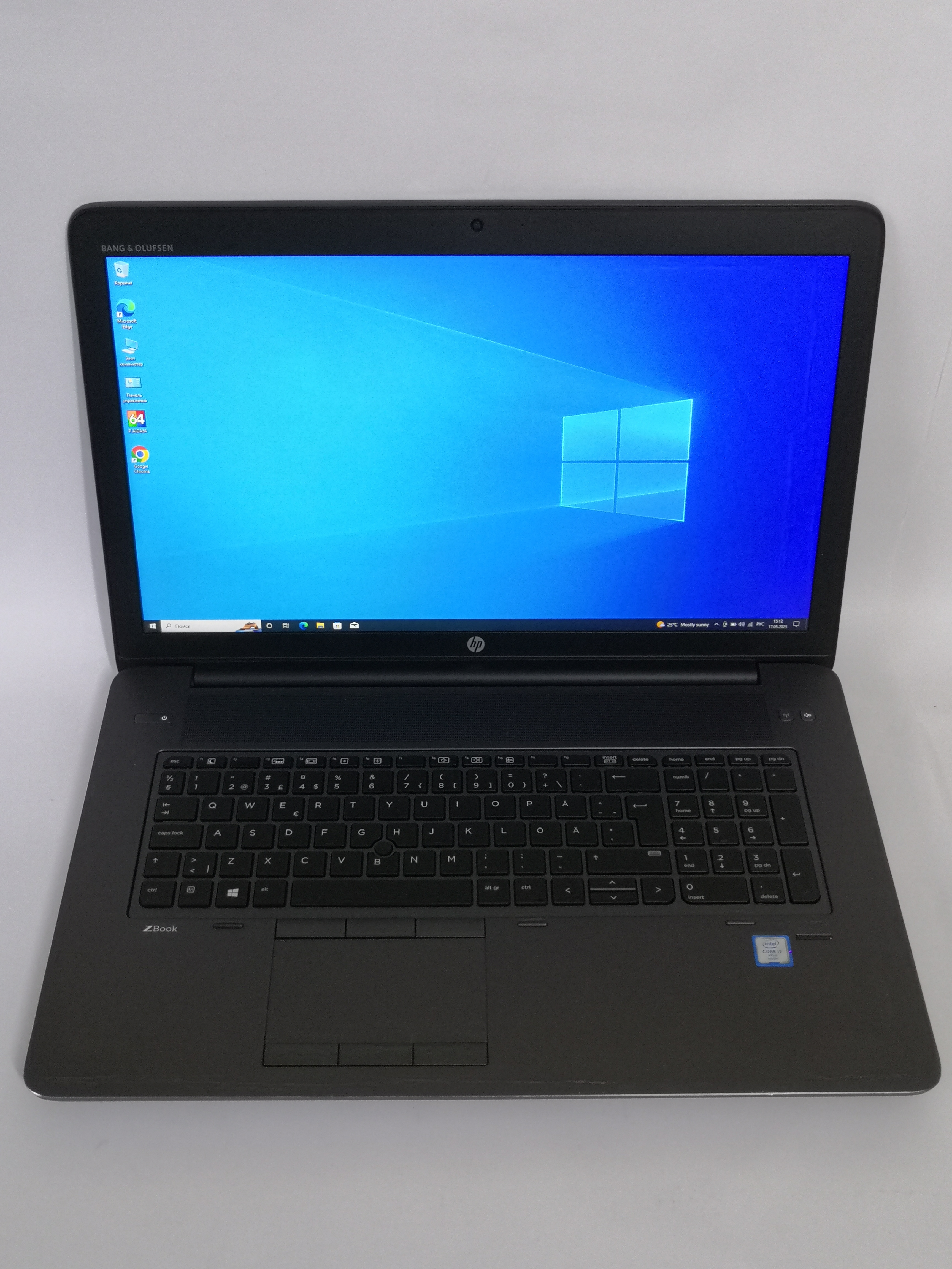 Ноутбук HP Zbook 17 G3 (HPZ17G3910) б.в