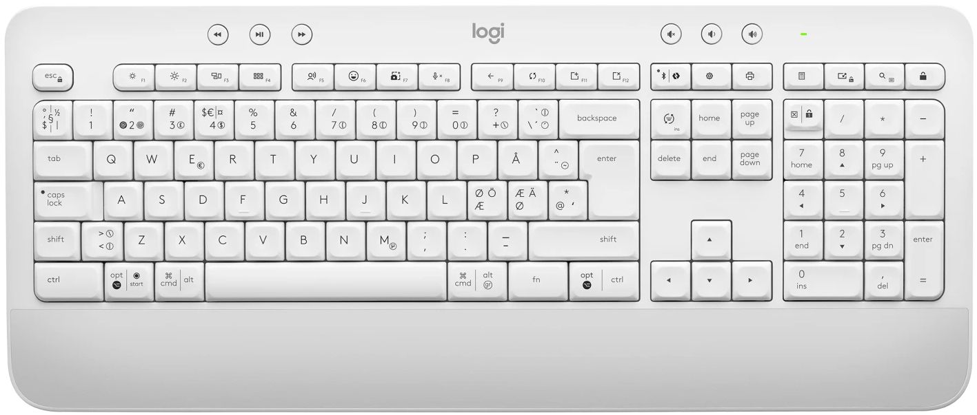 Клавiатура бездротова Logitech Signature K650 US OffWhite USB (920-010977)