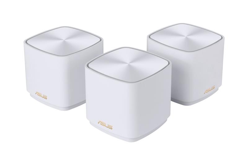 Wi-Fi Mesh система Asus ZenWiFi XD4 Plus 3pk White (90IG07M0-MO3C40)