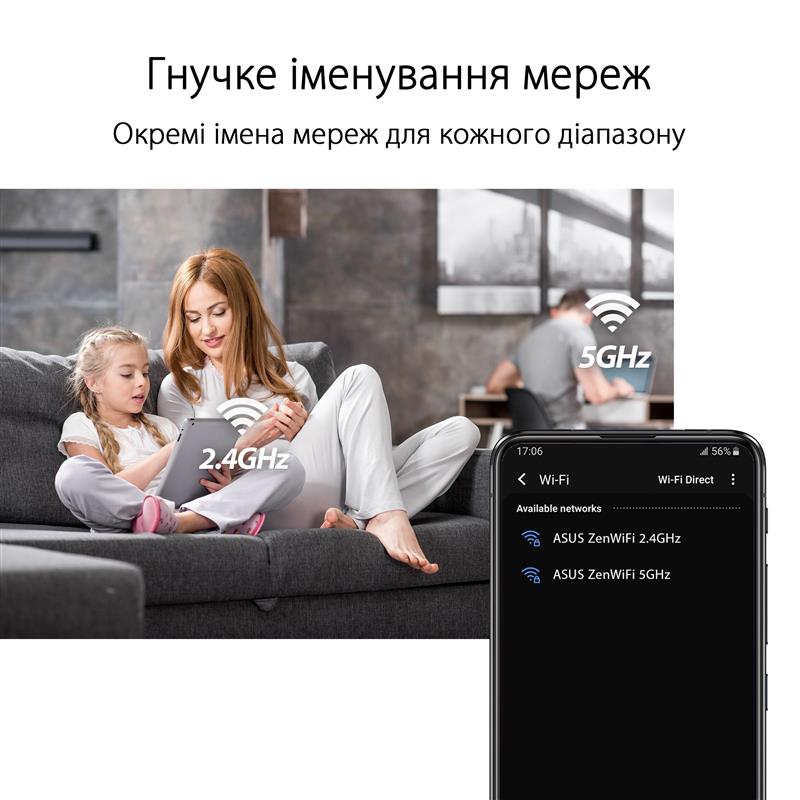 Wi-Fi Mesh система Asus ZenWiFi XD4 Plus 3pk White (90IG07M0-MO3C40)