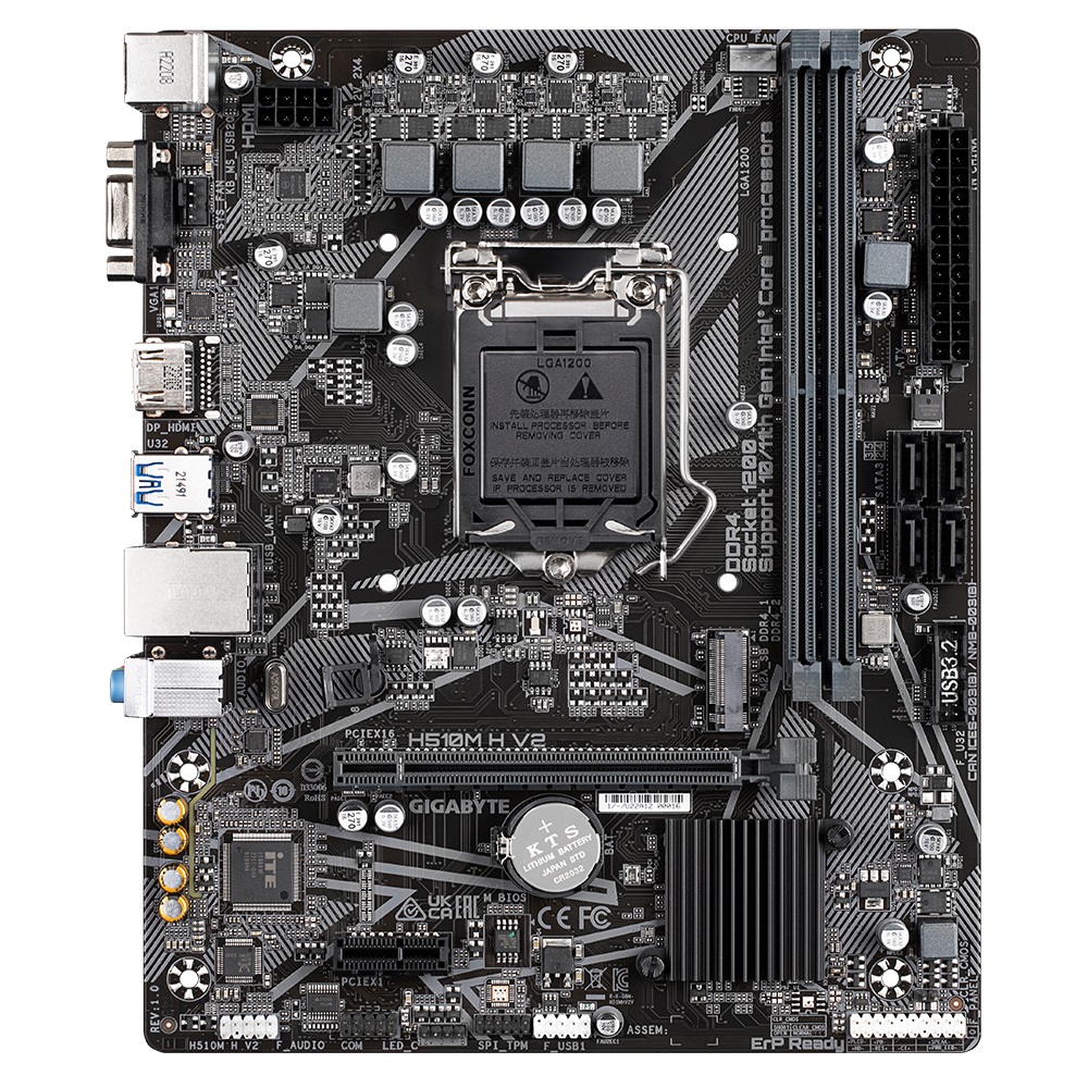 Материнська плата Gigabyte H510M H V2 Socket 1200