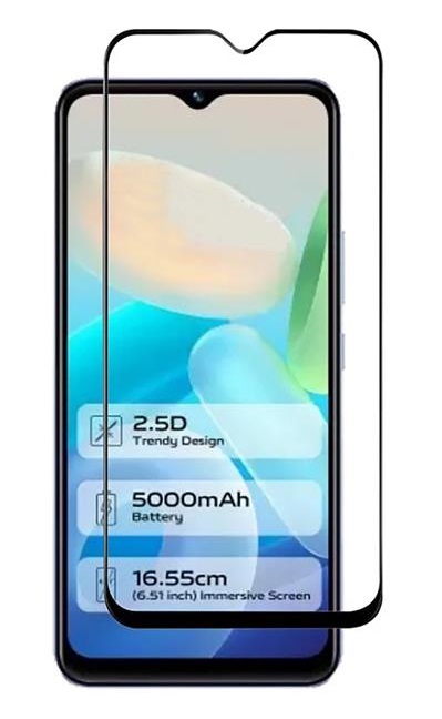 Захисне скло BeCover для Vivo Y02/Y02A Black (709275)