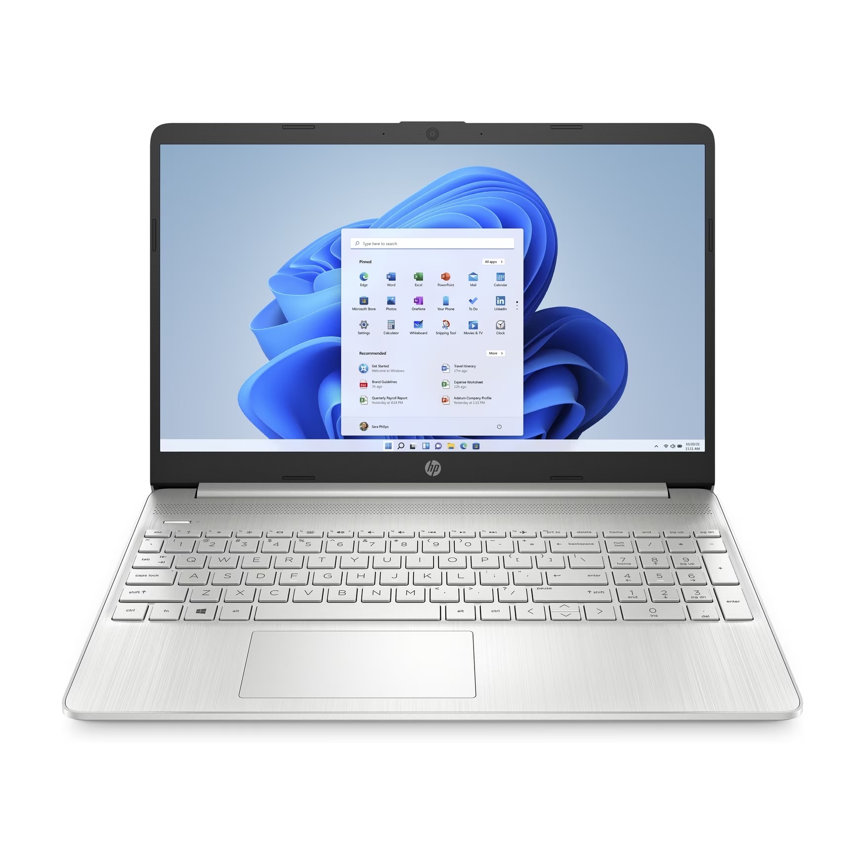 Ноутбук HP 15s-fq5023ua (834P3EA) Silver