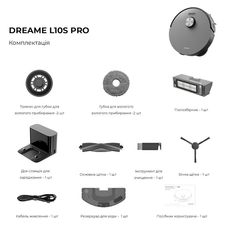 Робот-пилосос Dreame Bot L10s Pro (RLS6L)